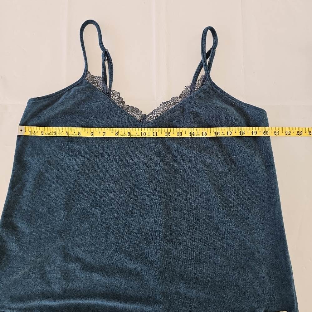 BCBGMaxAzria XL Woman's Teal Camisole - Picture 7 of 10